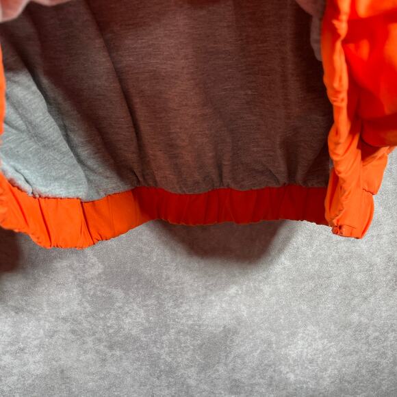 Auburn Tigers Jacket Men Large Orange Blue Pullover Side Zip Fleece Lined Sports - Picture 5 of 12